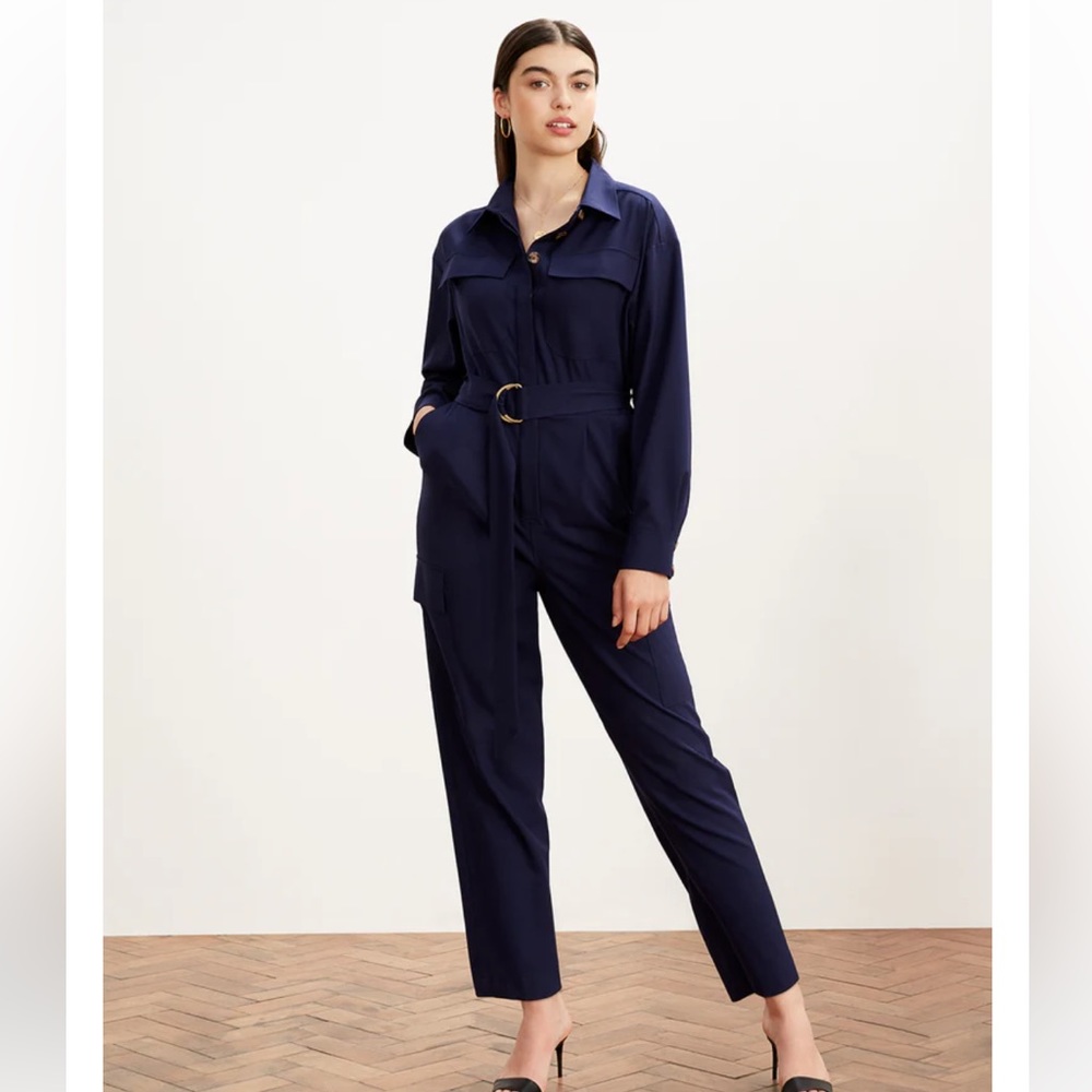 Jule Navy Oversized Boiler Suit UK size 8 / US size 4